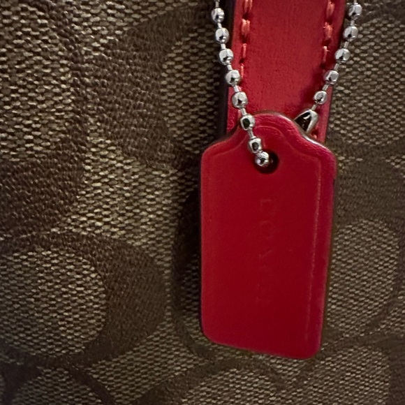 Coach Small City Tote In Signature Canvas - Picture 6 of 7